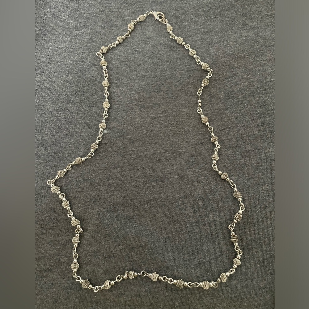 Silver plated necklace